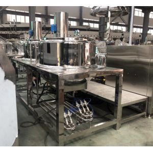 vacuum homogenizer with tank machines for the manufacture of cosmetics