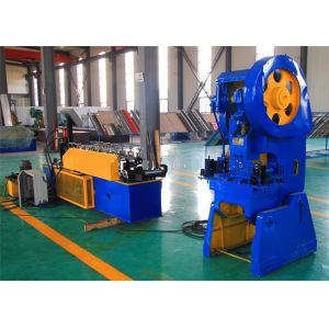 Perforated Metal Mesh Fence Making Machine / Hole Pounching Mesh Machine