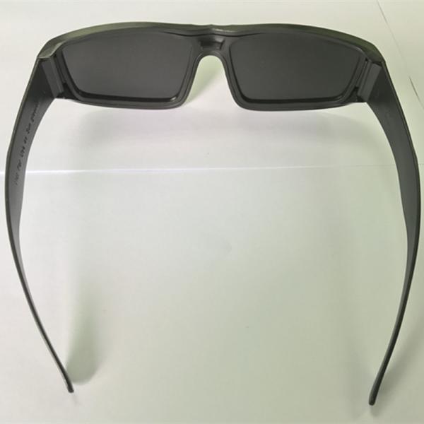Scratch Resistant Black Plastic Frame solar observing glasses Mirror Effect Solar Eclipse Film