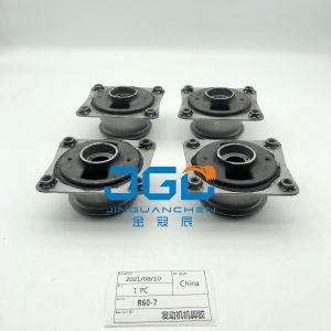 China Engine Parts Rubber Mountings R60-7 Excavator Engine Mount Rubber Cushion on sale