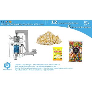 Fully automatic weighing packing machine for popcorn pouch