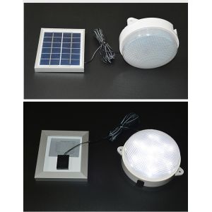 High Brightness Solar Ceiling Light with Motion Sensor for Garage Security