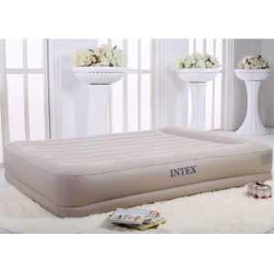 Fancy Raised Inflatable Double Bed Flocking suv air mattress Surface High Speed