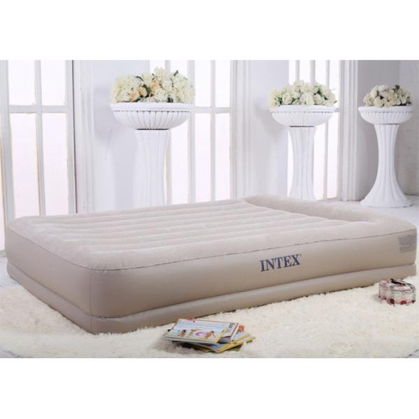 Fancy Raised Inflatable Double Bed Flocking suv air mattress Surface High Speed