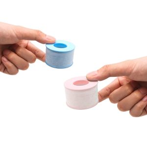 Custom Eyelash Extension Tape Sensitive 2Pcs Pack Blue Pink Ribbon Micropore