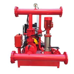 China Electric Water High Pressure Stainless Steel Red Standard Exporting Plywood Case 100% Copper Wire Diesel Engine Driven Fire Pump on sale