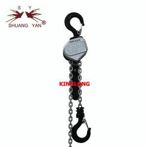 0.5 Ton Aluminum Lever Chain Block With Double Ratchet Pawl 1.5M 3M