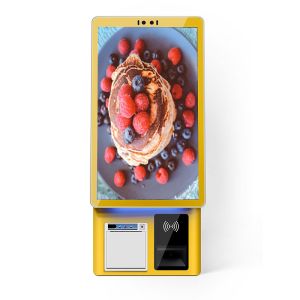 Automatic Self Service Kiosk Pos System With 21.5 Inch Screen