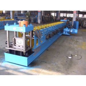 Three Sizes Cement Door Frame Roll Forming Machine 3 T Manual Decoiler