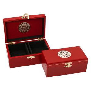 Custom Luxury Decorative Box With Velvet Lined Interior LED Lighting For Jewelry