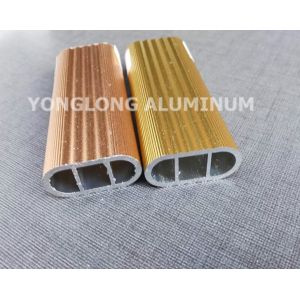 Rectangle Wardrobe Aluminium Profile With Length Customized ISO 9001 Approved