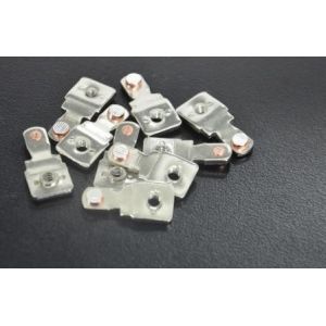 Spring Contact Metal Stamping Components Brass For Thermal Controller