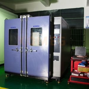 Double Door Air Cooled High And Low Temperature Test Chamber With LCD Touch