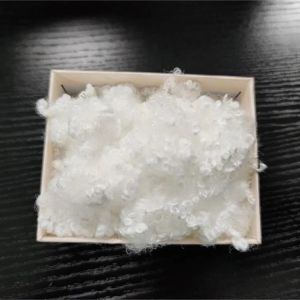 100% Polyester Poly Staple Fabric Synthetic Fiber Fineness 1.2-15dtex