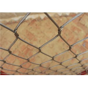 1.6mm Architecture Architectural Wire Mesh Facade Anti Fall 60x60mm