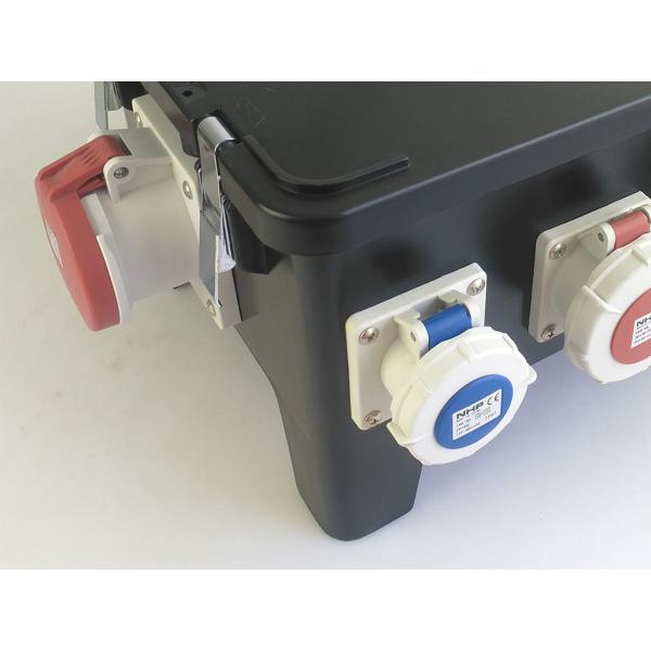 IP66 Water Tight Mobile Power Distribution Box Heavy Duty Rubber Housing
