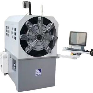 Multi-Function CNC Spring Machine with 12 Axes Servo Motors 0.3-2.5mm Wire Size
