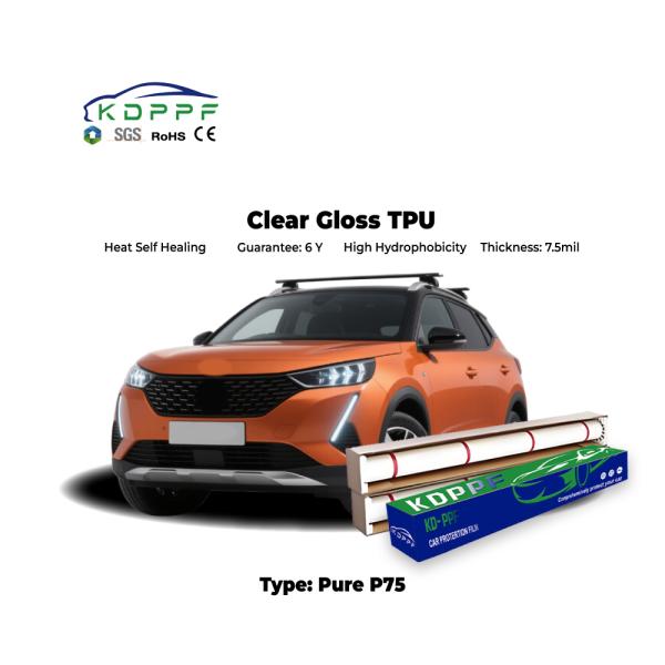 Quality Tpu Ppf Film Clear Anti Scratch Wrapping Auto Clear Ppf Self-healing Car Protective Film wholesale