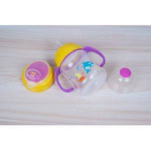 2 In 1 Nipple Suction BPA Free 6 Month 6 Ounce Baby Sippy Cup