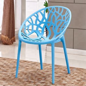 Cheap Practical Plastic Waiting Room Chairs With Integral Moulding Hollow Design for sale