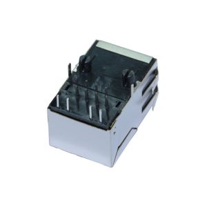 ARJM11C7-809-KK-CW2 Single Port RJ45 Ethernet Jack With LEDs 8 Pin 2.5G