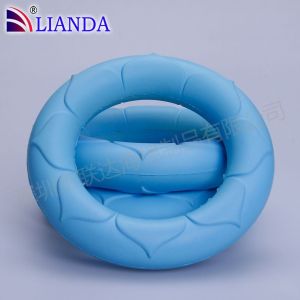 Blue Color Memory Foam Back Cushion Pillow Car Seat Lumbar Rest Office Chair