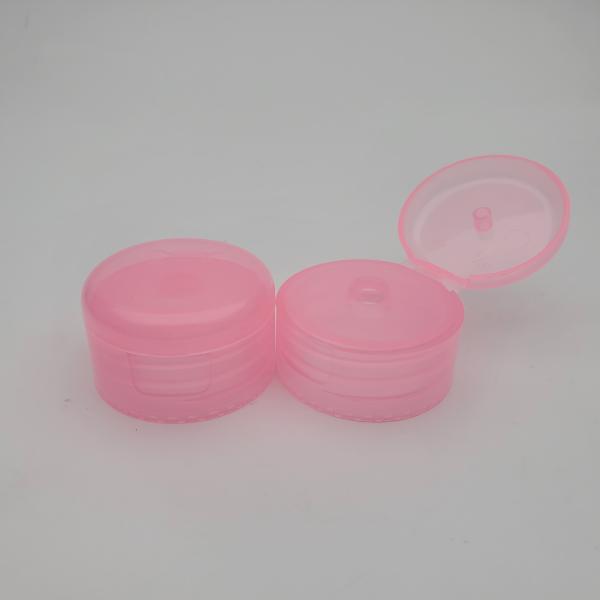 32 MM Shampoo Bottle Plastic Flip Top Cap Pink lotion Bottle Cap
