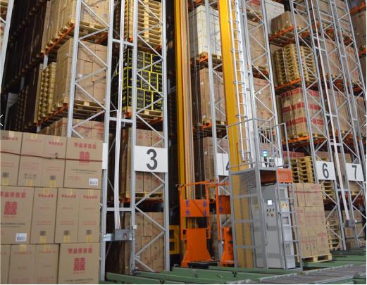 Professional Warehouse Vertical Racking System , ASRS Automated Vertical Storage