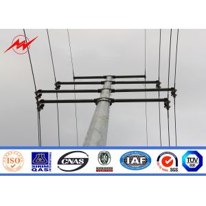 China Electricity Distribution / Power Transmission Poles For Power Electrical Projects on sale