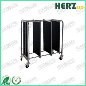 SMT Magazine ESD Storage Racks Handle Adjustable PCB Storage Trolley