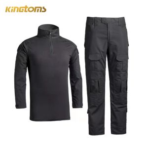 China US Army Military Frog Suit Black Plaid Tactical G2 Multi Camouflage Military Garments on sale