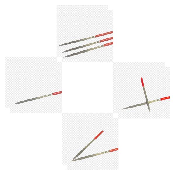 Heat Resistant Diamond Coated Needle Files For Grinding And Shaping