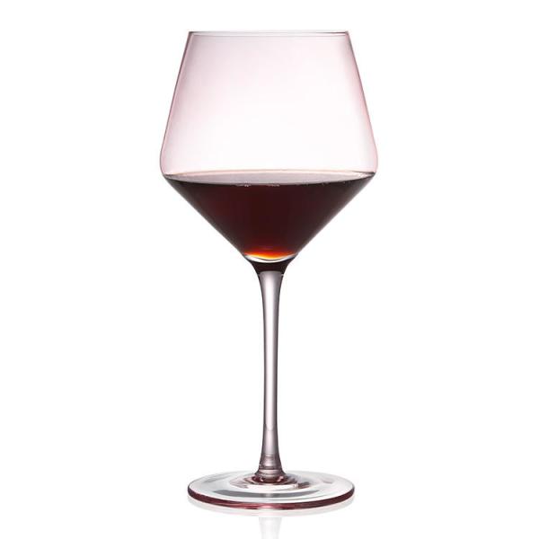 Quality OEM Embossed Red Wine Goblets Crystal Bordeaux Wine Glasses wholesale