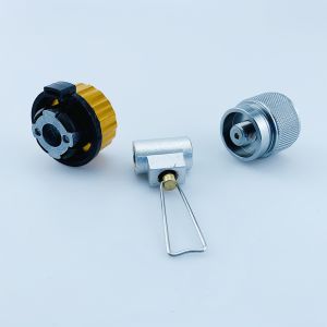 LPG Brass Conversion Adapter for Camping Gas Stove Canister Gas Convertor