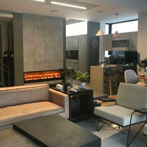 150cm Living Room Electric Fireplace With APP Control Multi-Color Flame