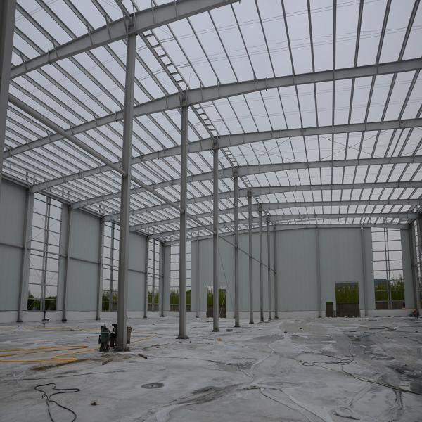 Galvanized Steel Structure Hangar Q355 Q235 with Sandwich Panel