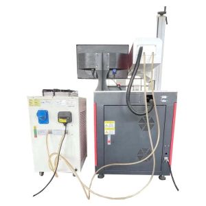 10W 20W 30W 50W Laser Engraving Machine for Metal Plate Controlled by Cypcut