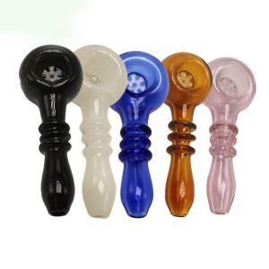 SGS 4 Inches Polychrome Borosilicate Glass Pipe