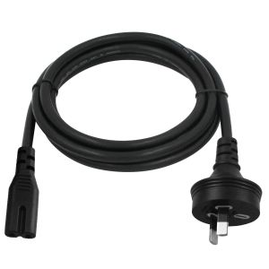 PVC Australian Extension Cord , C7 2 Pin Power Cable For TVs Electronics