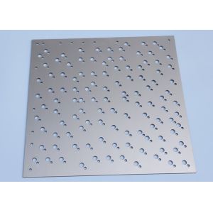 Silver Perforated Sheet with Customizable Hole Shapes