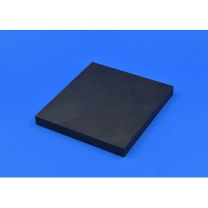 High Strength Black Ceramic Substrate / Ceramic Block Square Shape