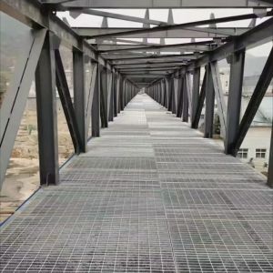 Machine Pressure Welded Flat Steel Grating Bar Mesh Smooth