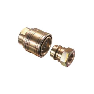Ball Locking Excellent Flow Capacity Brass Quick Coupler