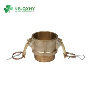 Layflat Hose Camlock Fitting Surface Brushed Aluminum Brass Nylon PP Ss Type B 1