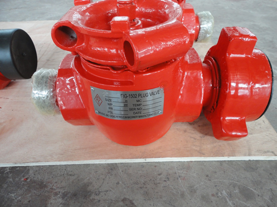 DD Material Oil Wellhead Valves / High Pressure Plug Valve 2" X Fig 1502