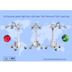 China 6d Lipolysis Machine Green Light Cool Laser Fat Removal Beauty on sale