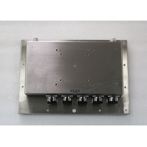 Smooth Round Stainless Steel Panel PC 12 Inch Industrial Widescreen WIFI Support