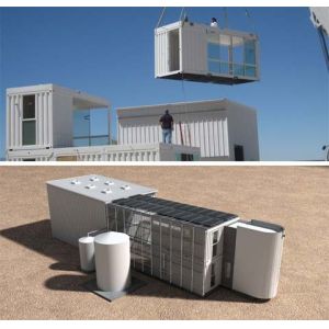 2 - 3 Layers Flat Pack Containers Outstretched Coffee Bar With Observation