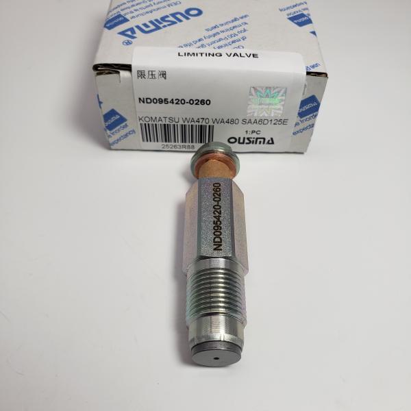 Fuel Pressure Limiter Valve ND095420-0260 For KOMATSU SAA6D125E WA470 WA480