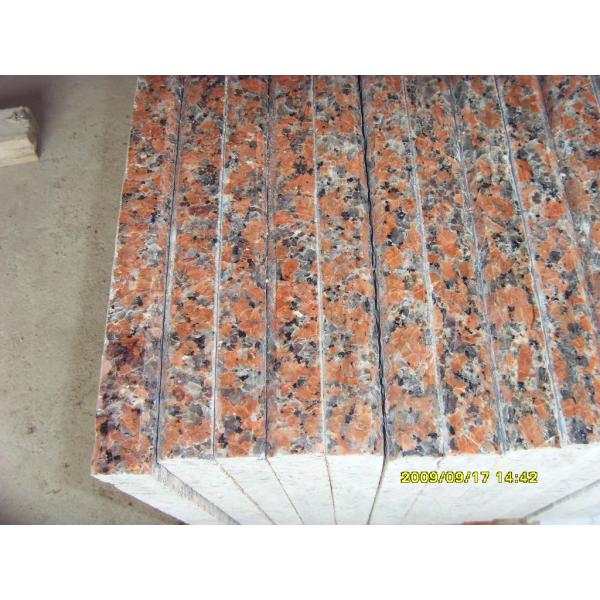 G562 Maple Red Granite Stair Treads slab tile cheap chinese stone Polished flamed